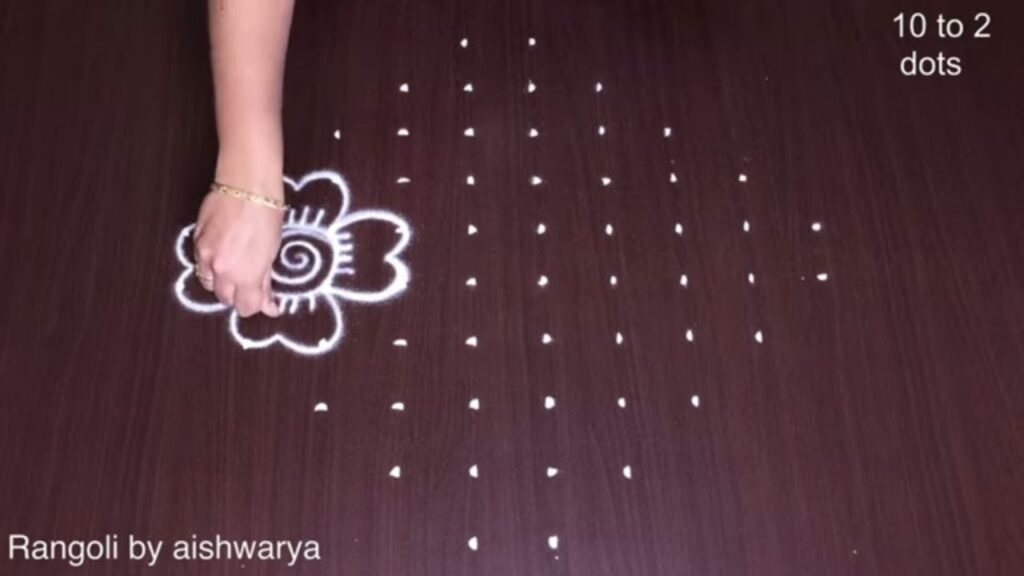 flower rangoli