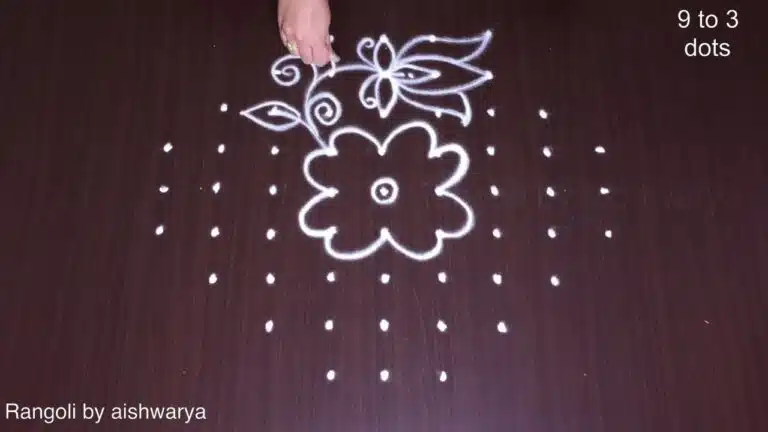 pulli lotus kolam