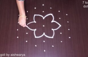 Unique Pleasant Kolam for Occasions