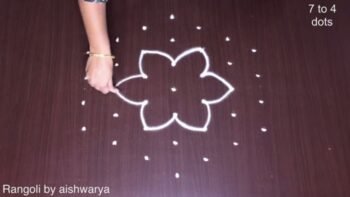Unique Pleasant Kolam for Occasions