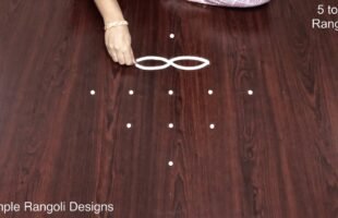 Unique Rangoli Design for Diwali