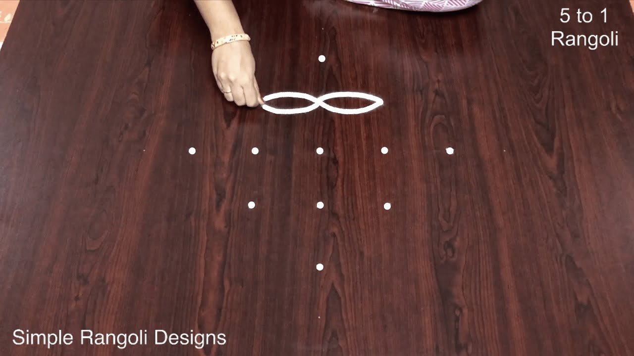 Unique Rangoli Design for Diwali