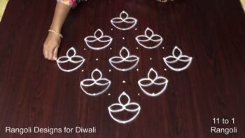 Velakku Kolam Muruja Design