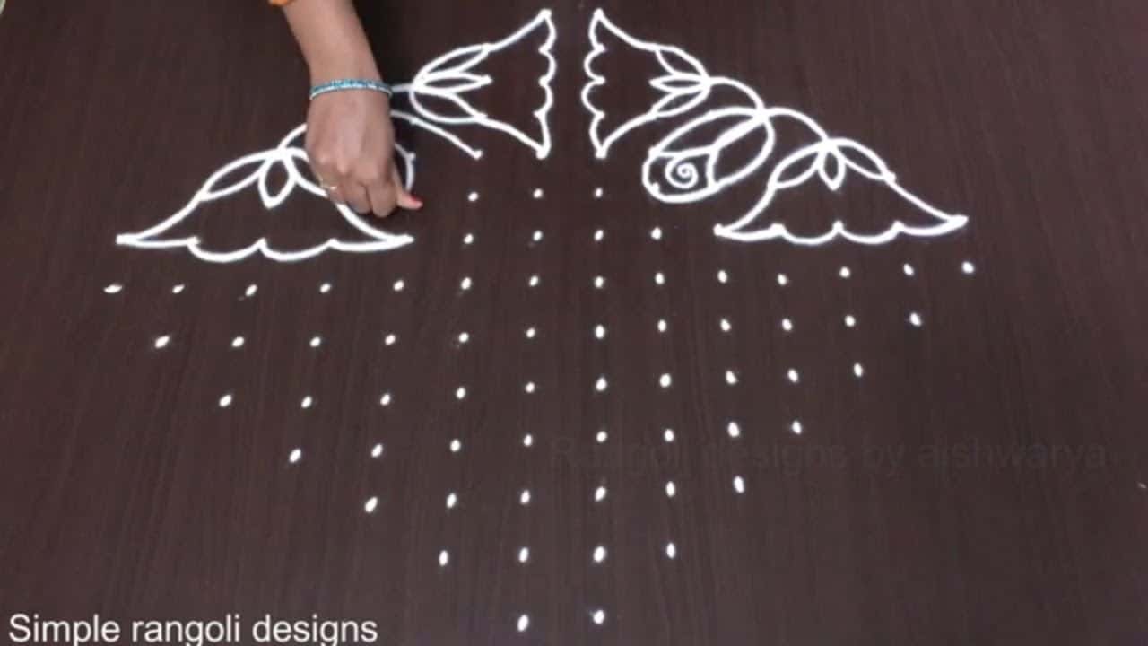 Very Beautiful Friday Kolam Designs 14 Se 2