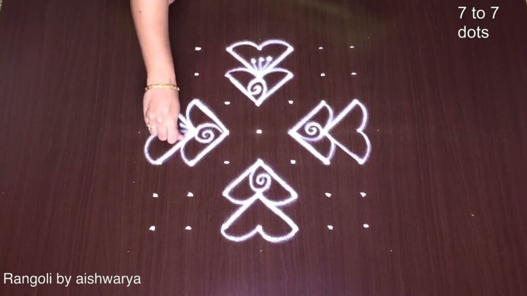 7 dots apartment kolam
