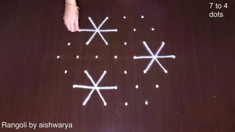 cute rangoli design