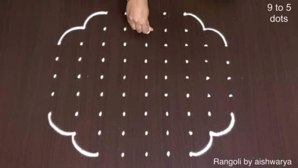 very easy diwali rangoli 7340