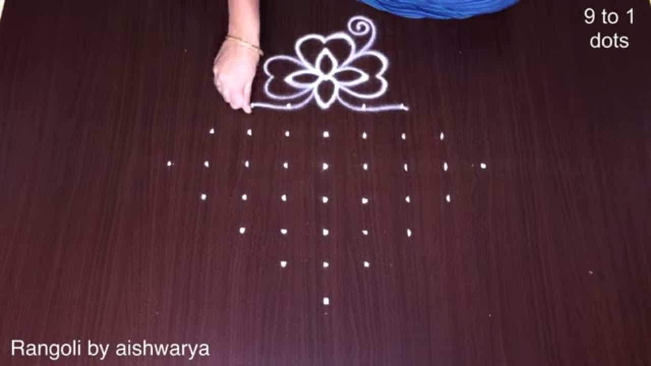 Very Easy Dussehra Muggulu