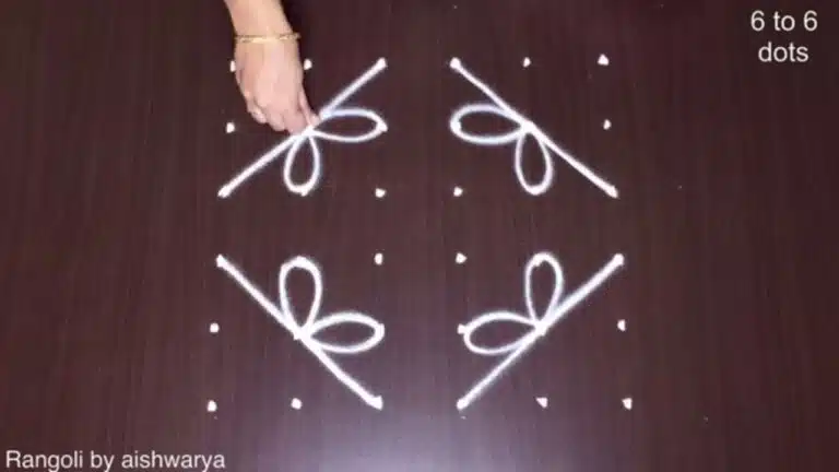 flower kolam
