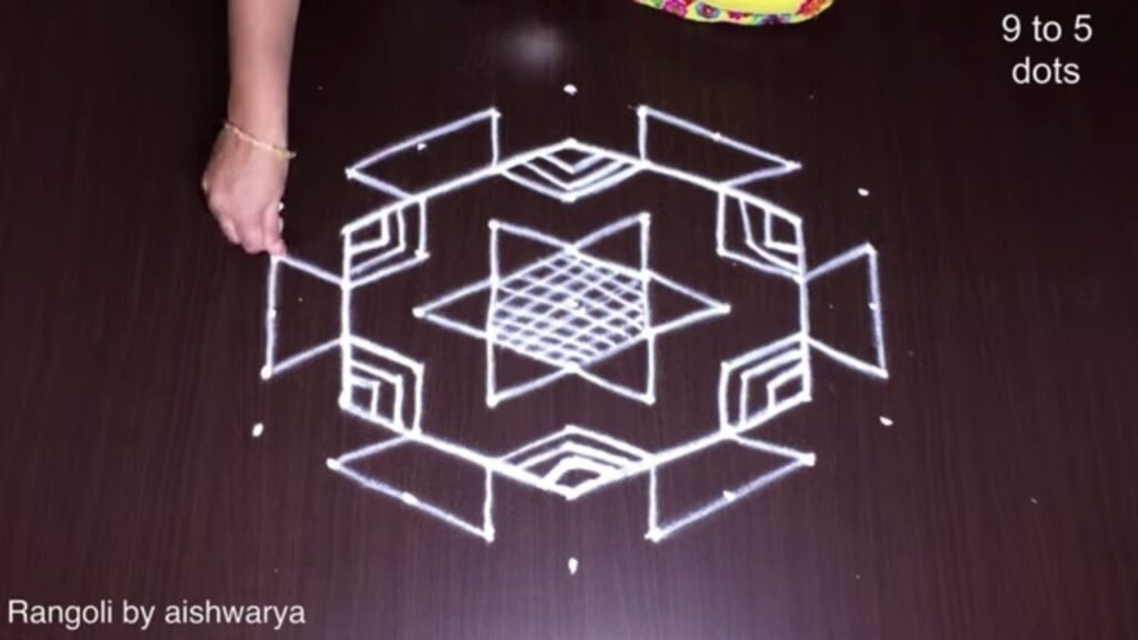 Deepavali kolam