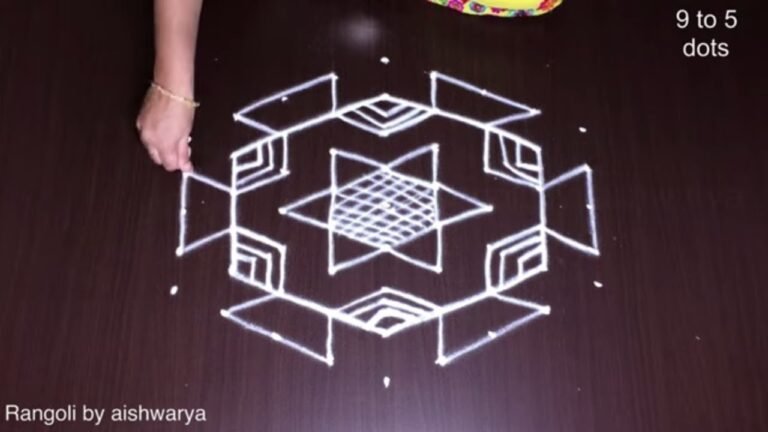Deepavali kolam
