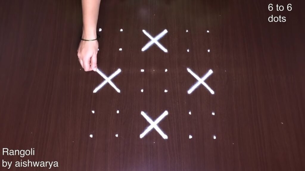 vibrant Tamil kolam