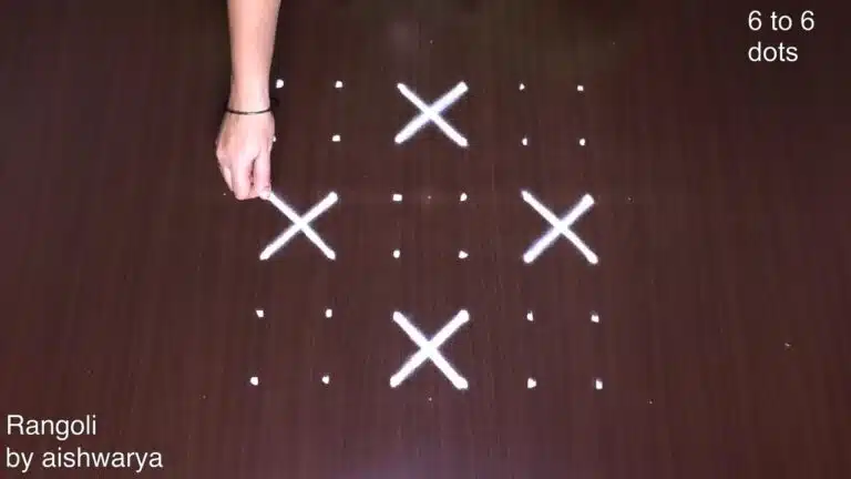 vibrant Tamil kolam