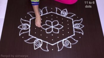 Vibrant Flower Kolangal Designs