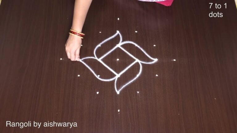 Vibrant Friday Kolam Designs