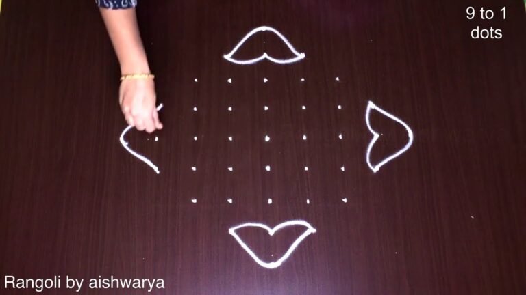 vibrant kolam