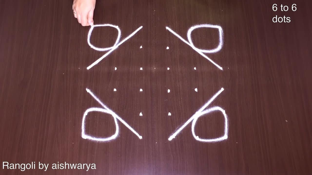 Vibrant Star Designs Pooja Gadi Rangoli