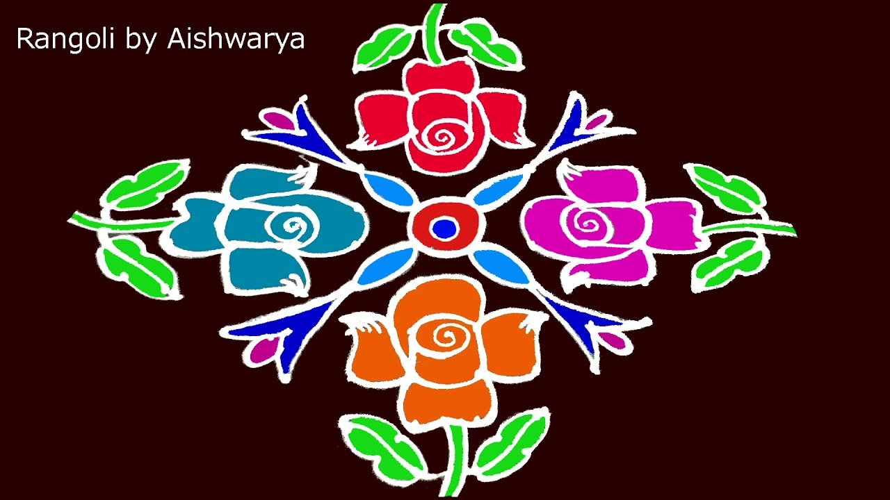 Vibrant Vasant Panchami Rangoli
