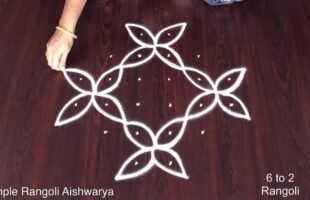 Vinayaka Chavithi Muggulu With Dots