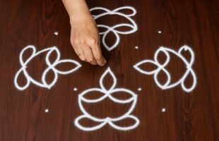 Easy and Beautiful Rangoli for Diwali