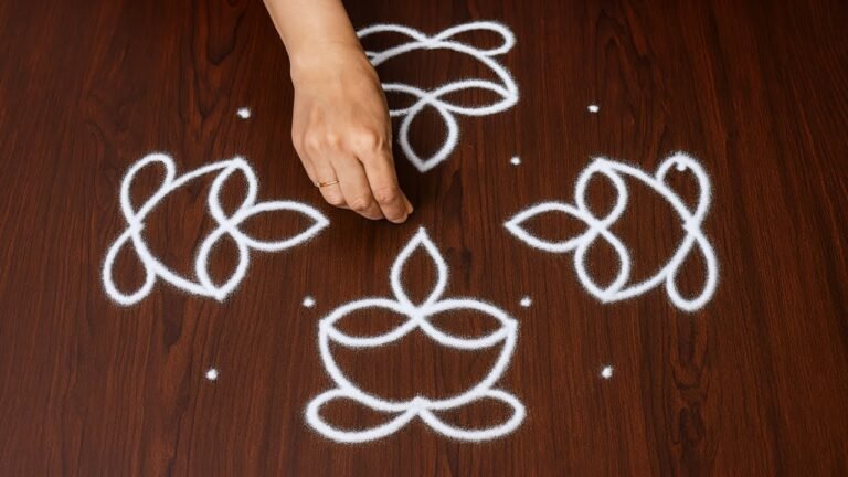Easy And Beautiful Rangoli