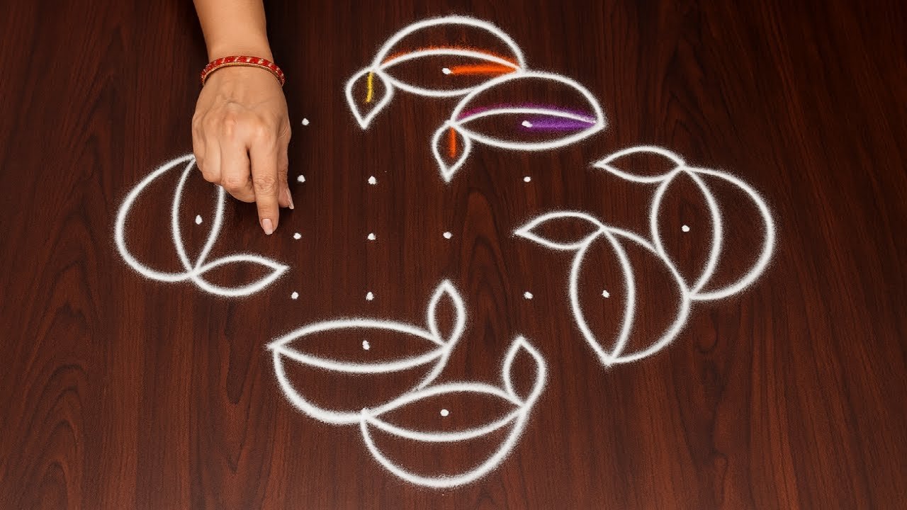 Navratri Rangoli Border Design