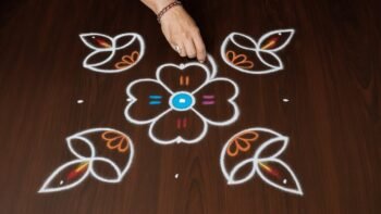 Navratri Rangoli Small