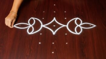 Rangoli Design for Navratri Festival