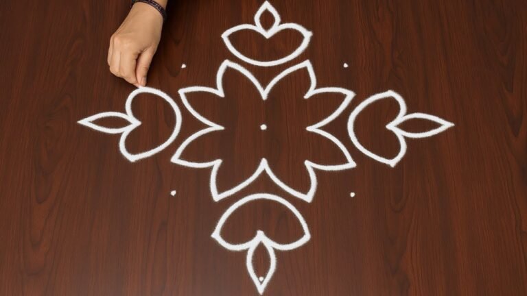 Karthigai Deepam rangoli