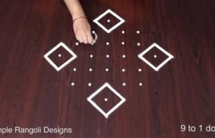 Beautiful Kolam & Rangoli Designs with Dots – Easy Beginners Tutorial
