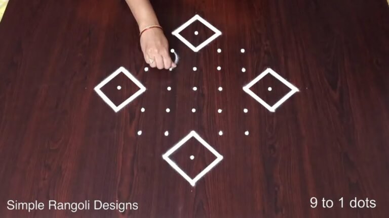 kolam with dots