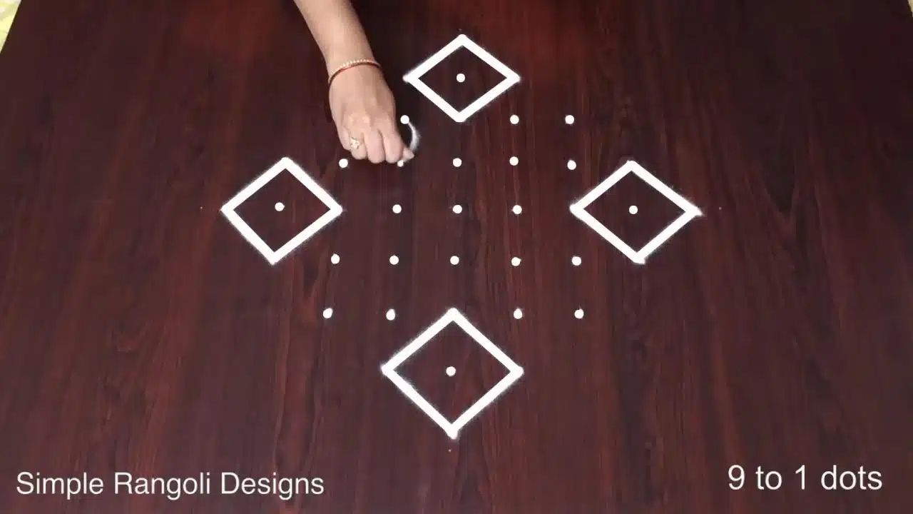 Beautiful Kolam & Rangoli Designs with Dots Easy Beginners Tutorial