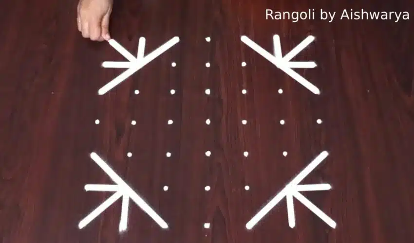Daily Gadapa Muggulu – Easy Doorstep Rangoli for Home Entrance