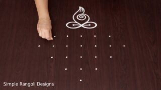 Elegant Rangoli Designs Art 7×1 for a Simple and Beautiful Festival Kolam Home Muggulu