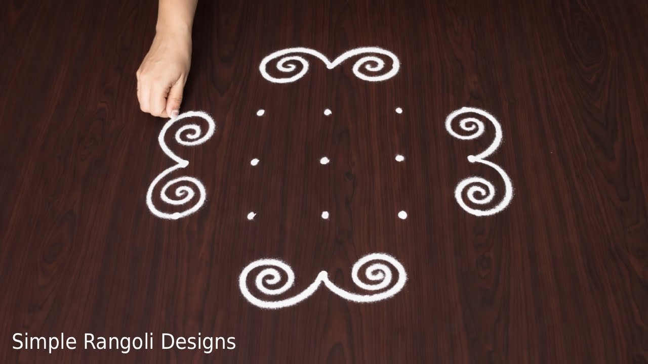 Festive Rangoli Designs With 5x3 Dots Simple Beginners Muggulu Creative Kolam Small 1 Festive Rangoli Designs With 5×3 Dots Simple Beginners Muggulu Creative Kolam Small