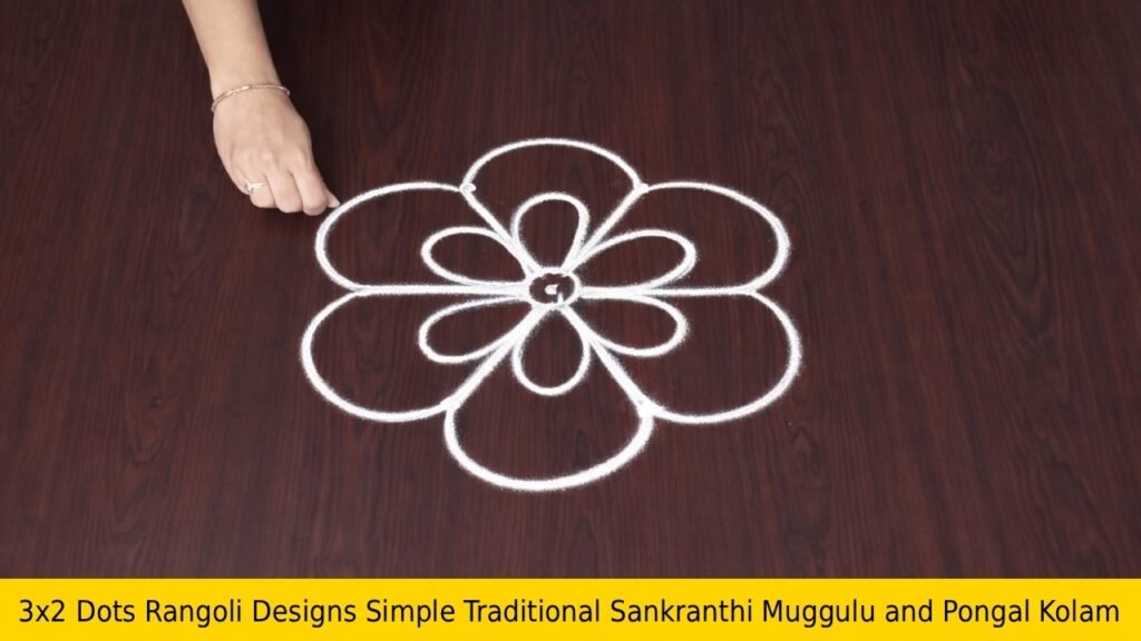3×2 dots Sankranthi & Pongal kolam