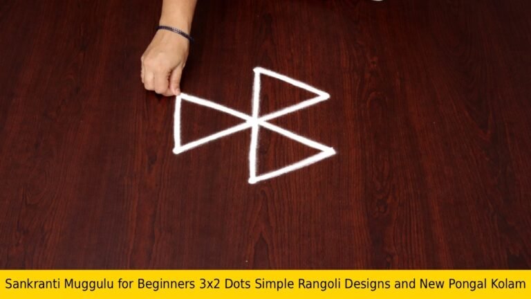 Muggulu For Beginners 3X2