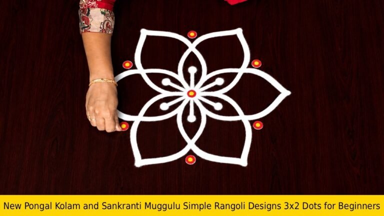 New Pongal Kolam