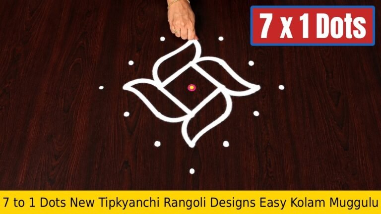To Dots New Tipkyanchi Rangoli