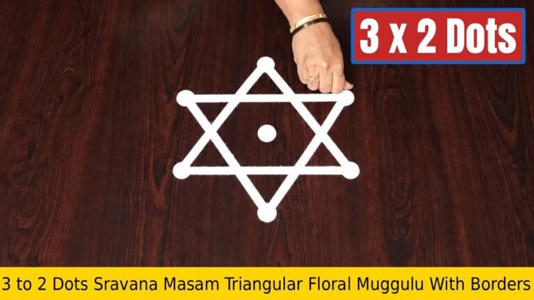 To Dots Sravana Masam Triangular