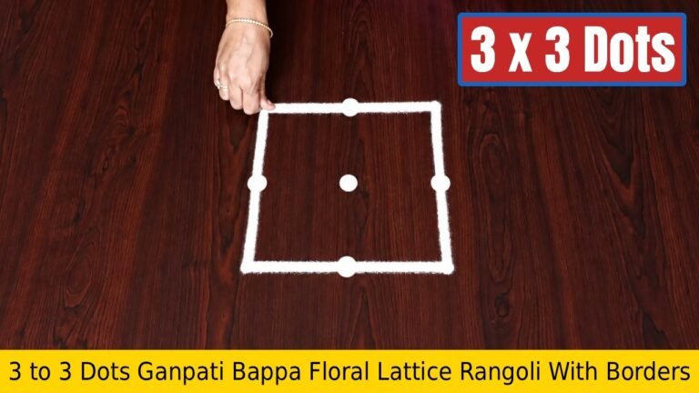 To Dots Ganpati Bappa Floral