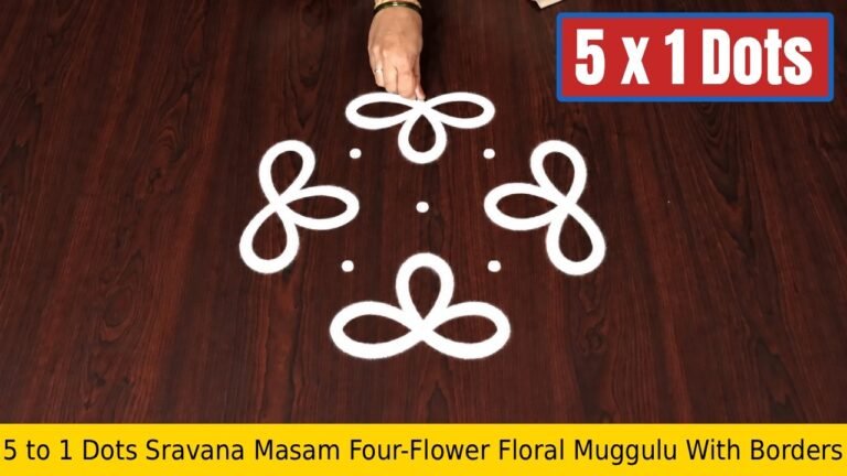 To Dots Sravana Masam Four Flower