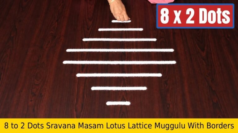 To Dots Sravana Masam Lotus Lattice