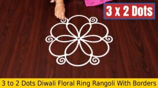 To Dots Diwali Floral Ring