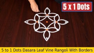 To Dots Dasara Leaf Vine