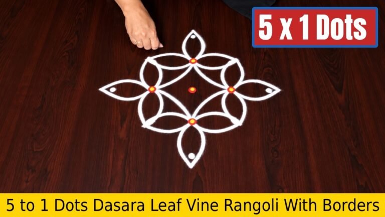 To Dots Dasara Leaf Vine
