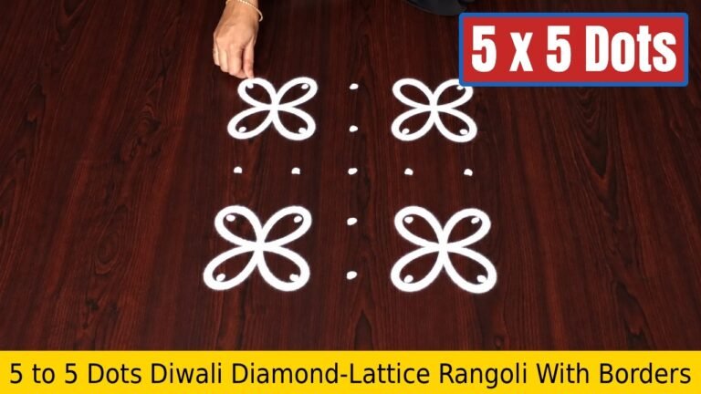 To Dots Diwali Diamond Lattice