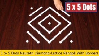 To Dots Navratri Diamond Lattice For Beginners