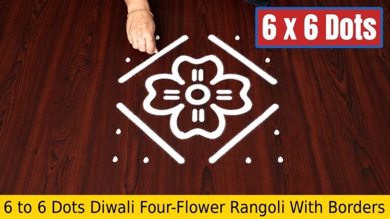 To Dots Diwali Four Flower
