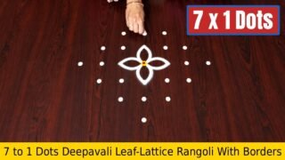 To Dots Deepavali Leaf Lattice